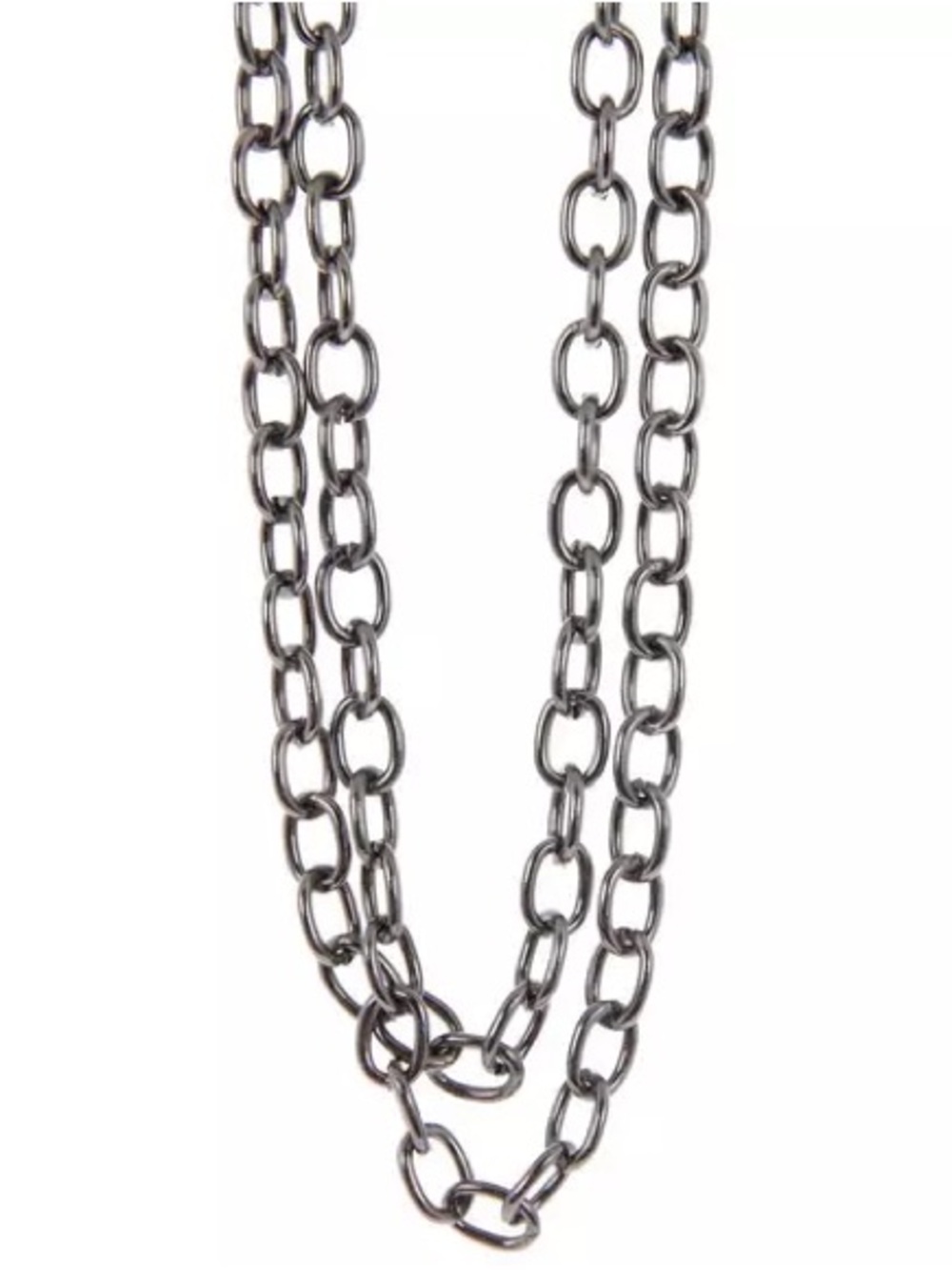 New 30” Metal Gallery
Plated Hematite Cable Chain Necklace - 30"